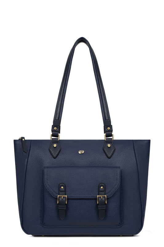 Sac cabas porté épaule - A4 - Marine