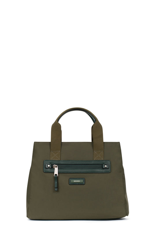 Sac porté main 2 poignées - Kaki