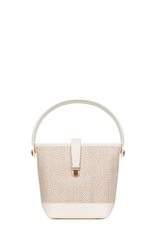 Sac porté main 1 poignée - Blanc