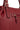 Torba na ramię z dwoma uchwytami – skóra bydlęca cowhide - Rouge-foncé