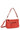 Sac porté épaule 1 anse - Cuir de vachette - Orange