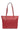 Sac cabas porté épaule - A4 - Cuir - Carmin