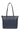 Sac cabas porté épaule - A4 - Cuir - Bleu-nuit