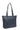 Sac cabas porté épaule - A4 - Cuir - Bleu-nuit