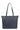 Sac cabas porté épaule - A4 - Cuir - Bleu-nuit