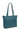 Sac cabas porté épaule - A4 - Cuir - Bleu-pétrole