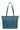 Sac cabas porté épaule - A4 - Cuir - Bleu-pétrole