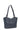 Schoudertas met 2 handvatten - A4 - Leer - Bleu-nuit