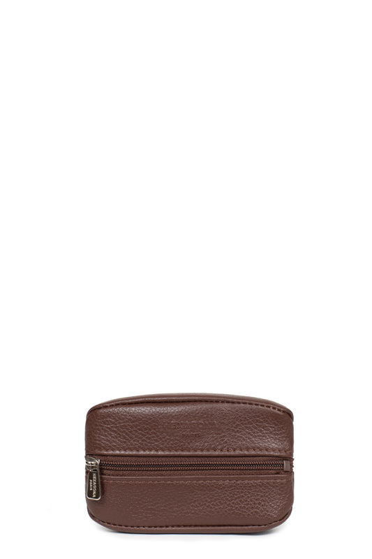 Porte-monnaie - Cuir - Chocolat