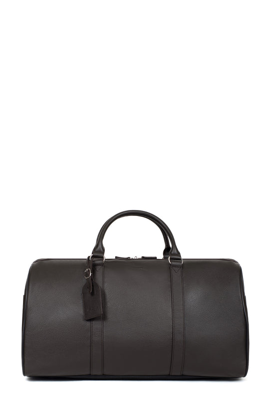 Sac de voyage - Cuir - Marron-foncé