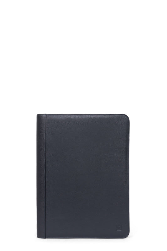 Conference folder - 13" & A4 - Leather - Marine