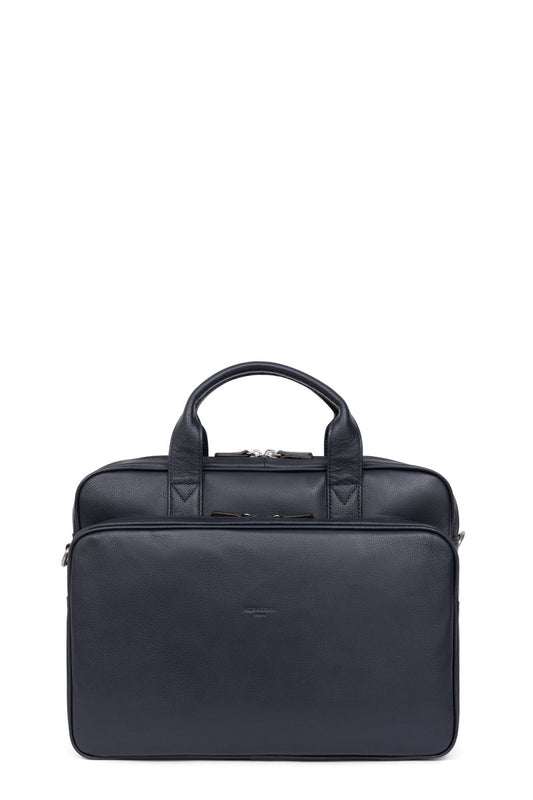 Briefcase - A4 - Leather - Marine