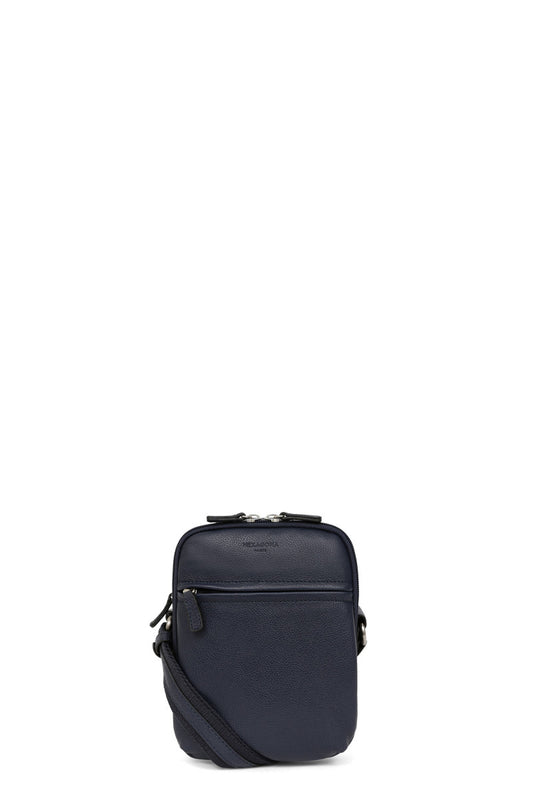 Sacoche - Cuir - Marine