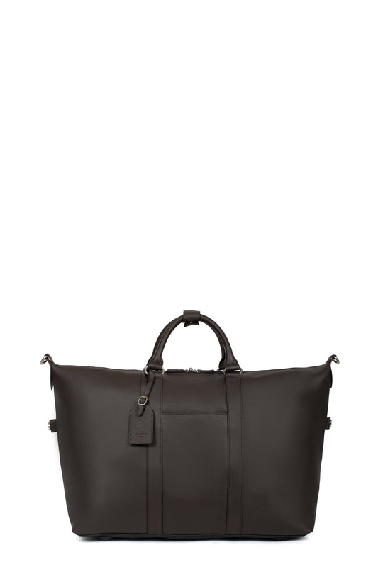 Sac de voyage - Cuir - Marron-foncé