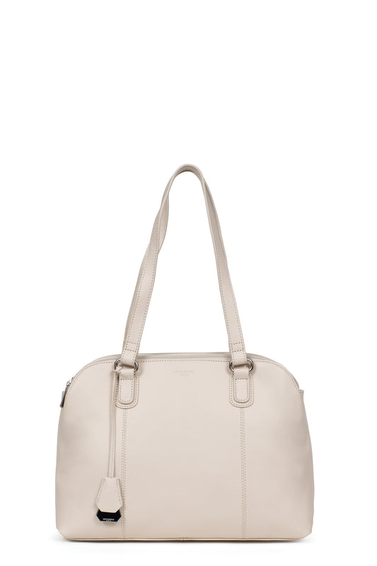 Sac porté épaule 2 anses - A4 - Cuir - Noir