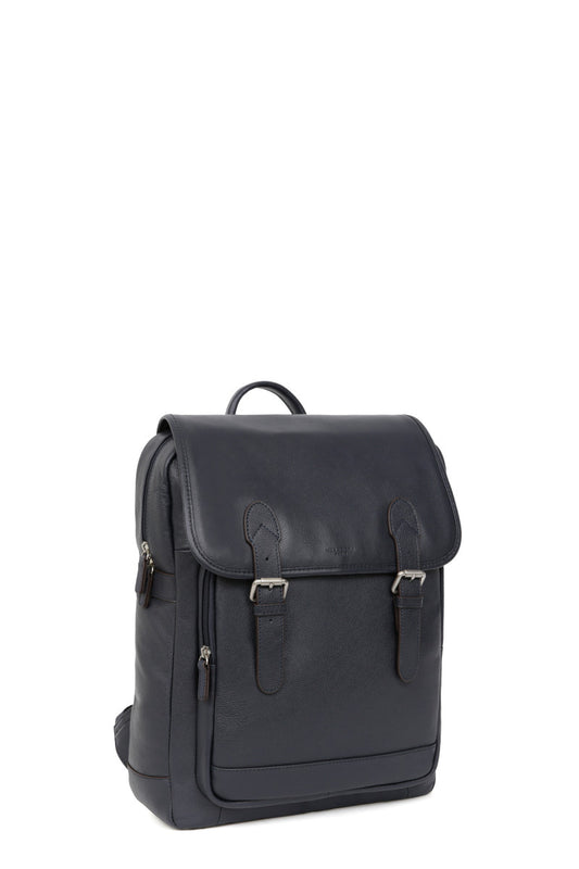 Sac à dos - 13" & A4 - Cuir - Chocolat