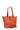 Sac cabas porté épaule - A4 - Cuir - Orange