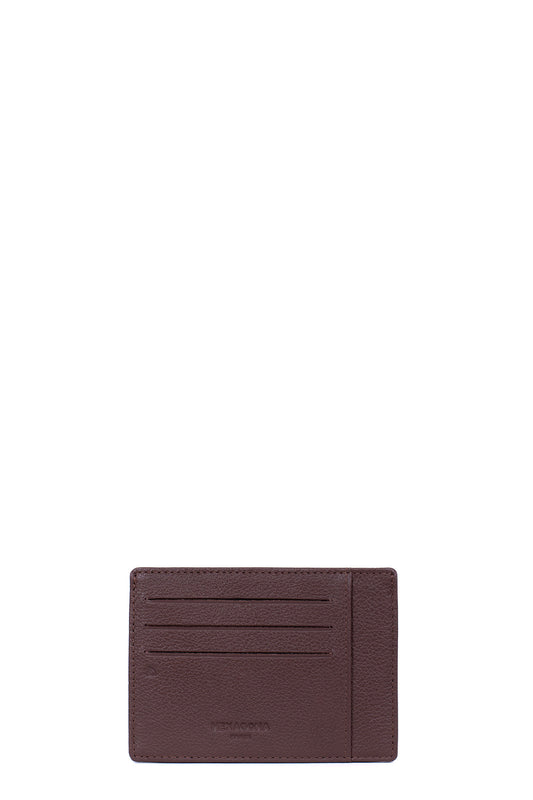 Porte-cartes - Stop RFID - Cuir - Chocolat