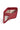 Portefeuille  - 1 volet - Stop RFID - Cuir de vachette - Rouge-foncé