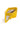 Portefeuille  - 1 volet - Stop RFID - Cuir de vachette - Jaune