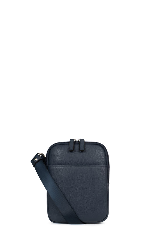Sacoche - Cuir - Marine