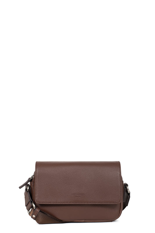 Sac reporter - Cuir - Chocolat