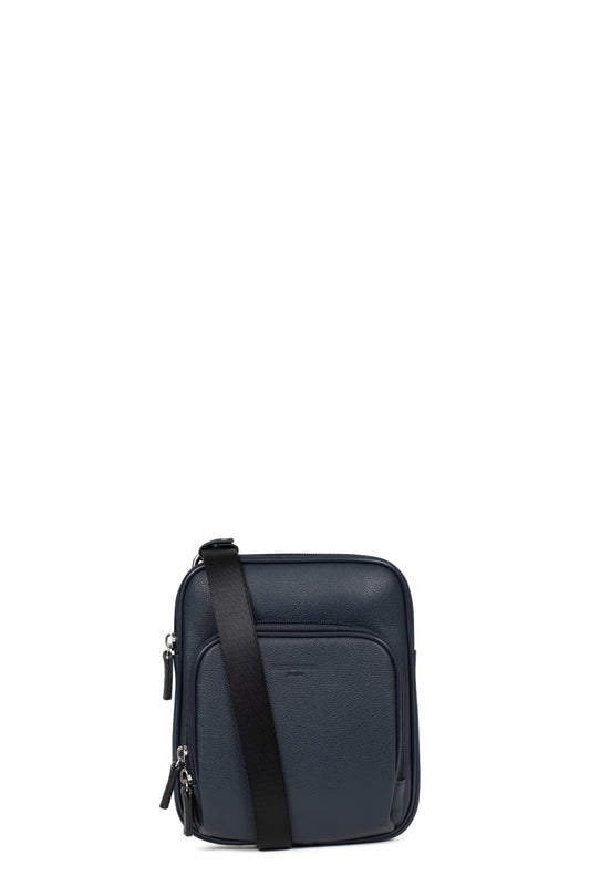 Sacoche - Cuir - Marine