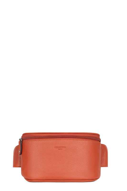 Sac banane - Cuir - Orange