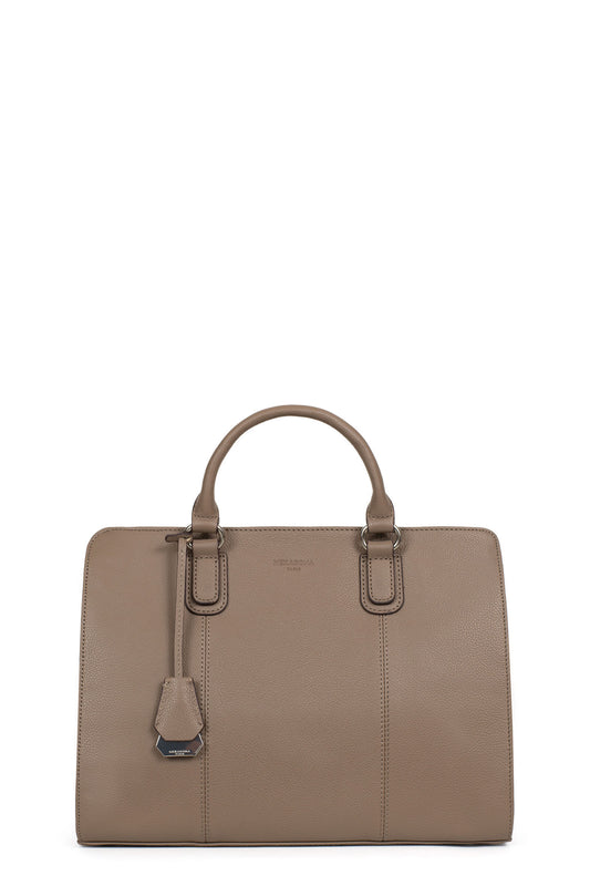 Sac porté main 2 poignées - Cuir - Écorce