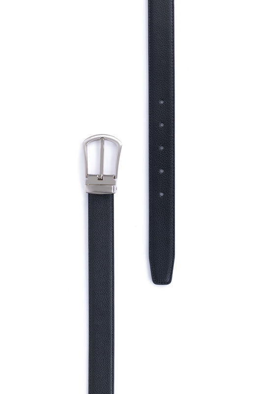 Ceinture ajustable - Cuir - Noir