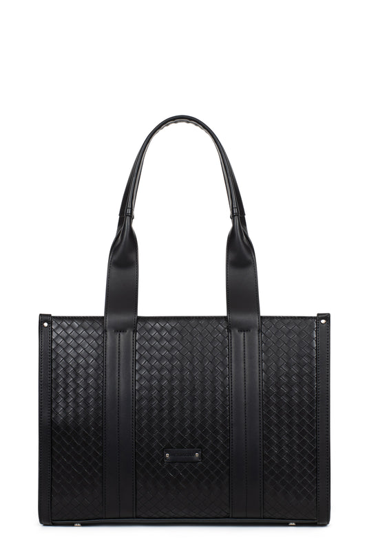 Sac porté épaule 2 anses - Noir