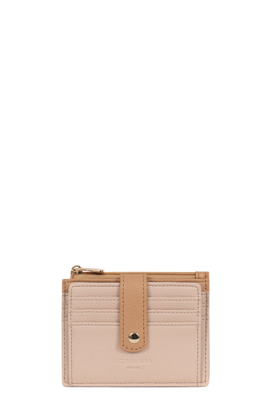 Porte-cartes - 1 volet - Nude-/-sable