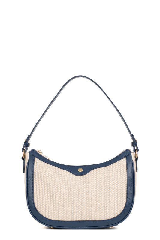 Sac porté épaule 1 anse - Sable/kaki