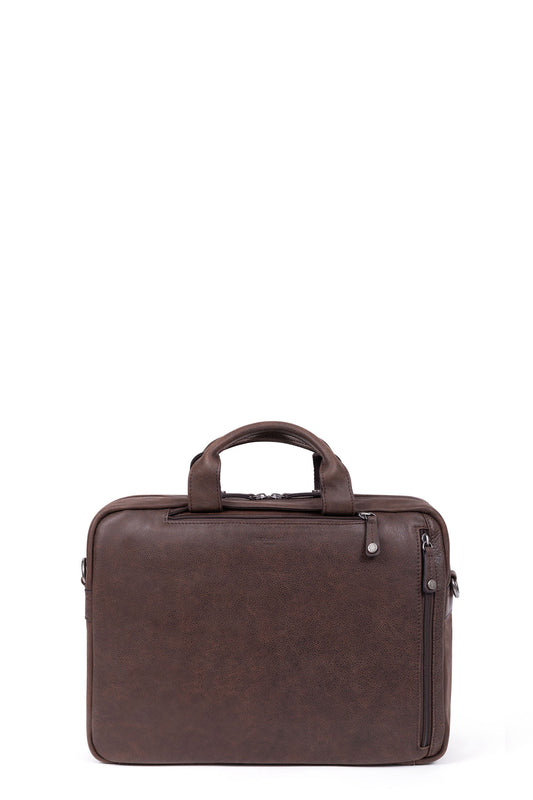 Sac transformable - 13" & A4 - Cuir - Marron