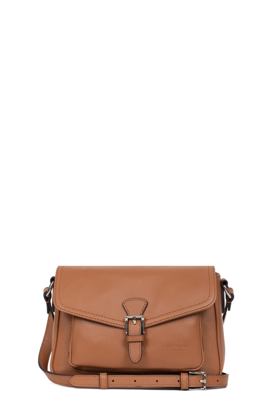 Sac porté travers - Cuir - Bordeaux