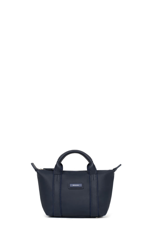 Sac cabas porté main - Mini - Bleu-nuit