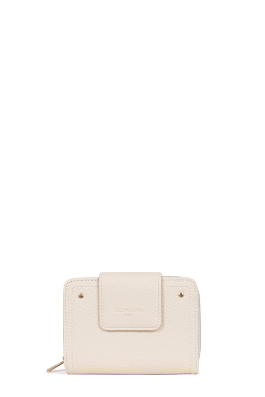 Portefeuille - 2 volets - Stop RFID - Ivoire