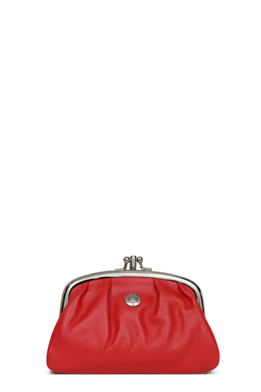 Porte-monnaie - Moyen - Cuir - Rouge