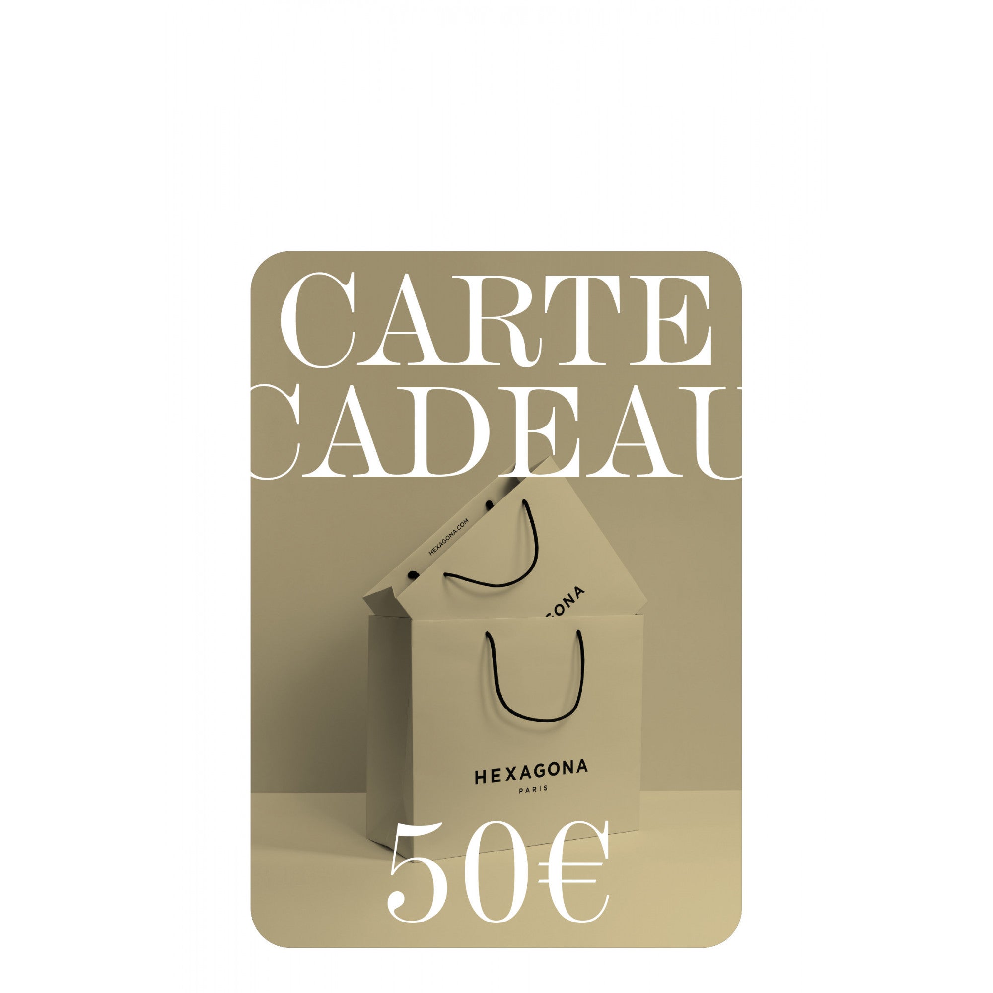 E-CARTE CADEAU 50